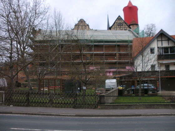 Rege Bautätigkeit an der sog. Kulturhalle